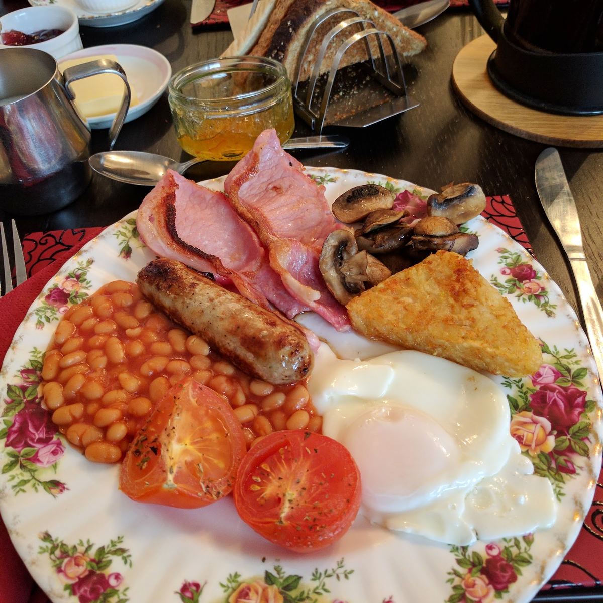 The full cooked breakfast at Brun Lea Guest House